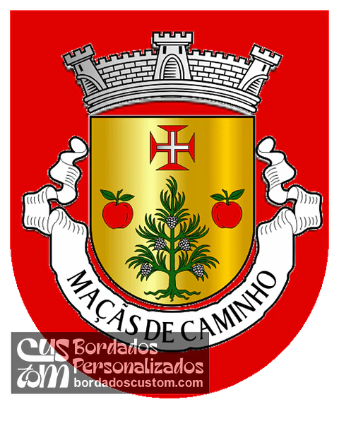 Emblema Bordado Antiga Freguesia de Maçãs de Caminho (Alvaiázere, Leiria)