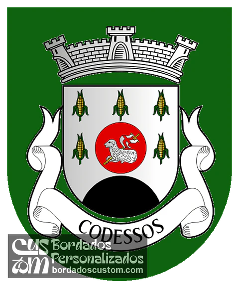 Emblema Bordado Antiga Freguesia de Codessos (Paços de Ferreira, Porto)
