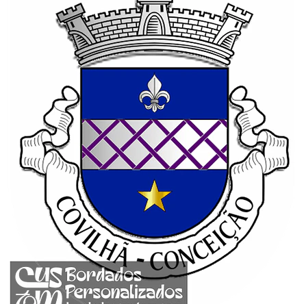 Emblema Bordado Antiga Freguesia de Covilhã (Conceição) (Covilhã, Castelo Branco) 1