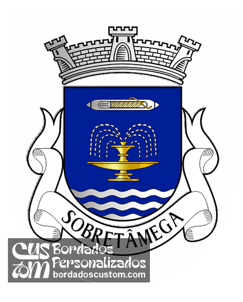 Emblema Bordado Freguesia de Sobretâmega (Marco de Canaveses, Porto)