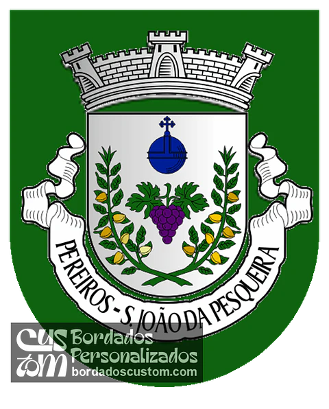 Emblema Bordado Antiga Freguesia de Pereiros (São João da Pesqueira, Viseu)
