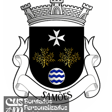 Emblema Bordado Freguesia de Samões (Vila Flor, Bragança) 1