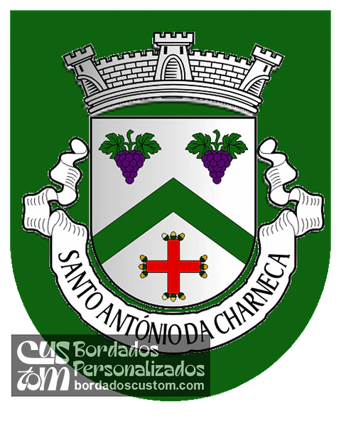 Emblema Bordado Freguesia de Santo António da Charneca (Barreiro, Setúbal)