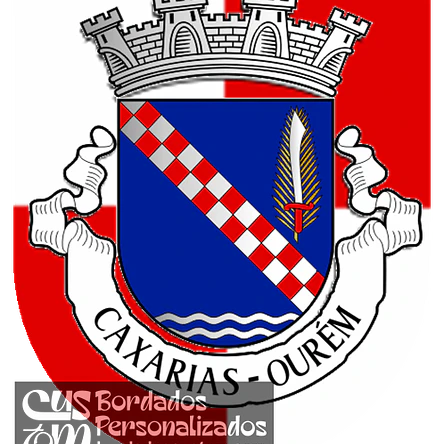 Emblema Bordado Freguesia de Caxarias (Ourém, Santarém) 1