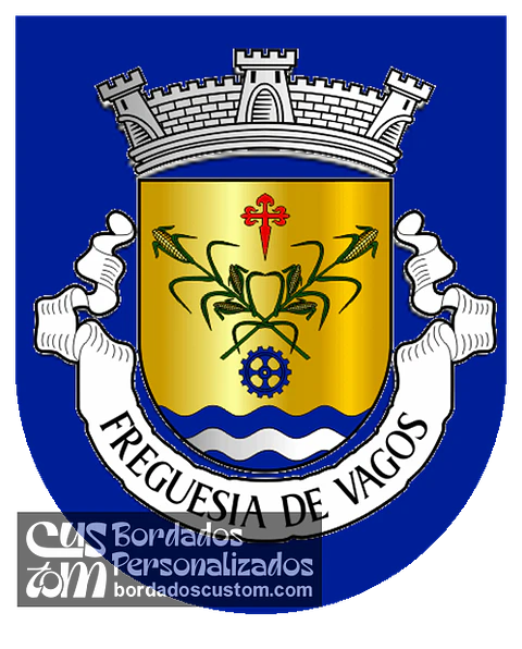 Emblema Bordado Antiga Freguesia de Vagos (Vagos, Aveiro)