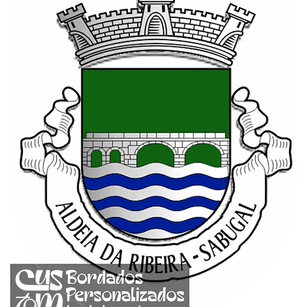 Emblema Bordado Antiga Freguesia de Aldeia da Ribeira (Sabugal, Guarda) 1