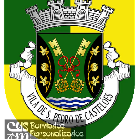 Emblema Bordado Freguesia de São Pedro de Castelões (Vale de Cambra, Aveiro) 1