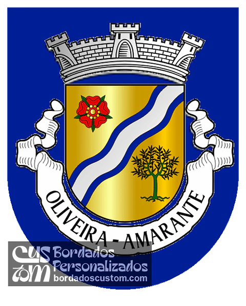 Emblema Bordado Antiga Freguesia de Oliveira (Amarante, Porto)