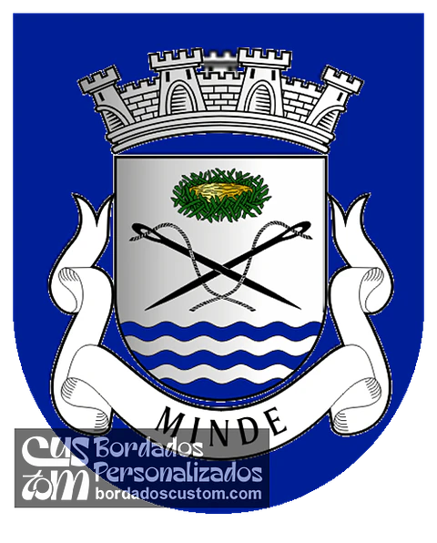 Emblema Bordado Freguesia de Minde (Alcanena, Santarém)