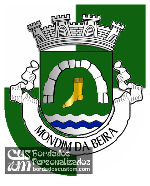 Emblema Bordado Freguesia de Mondim da Beira (Tarouca, Viseu)