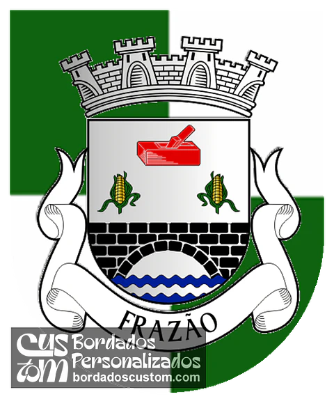 Emblema Bordado Antiga Freguesia de Frazão (Paços de Ferreira, Porto)