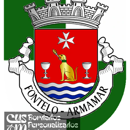 Emblema Bordado Freguesia de Fontelo (Armamar, Viseu) 1