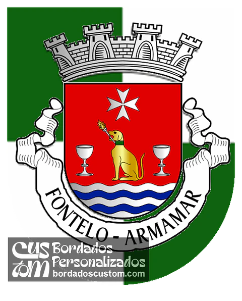 Emblema Bordado Freguesia de Fontelo (Armamar, Viseu)