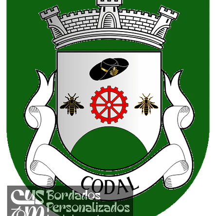 Emblema Bordado Antiga Freguesia de Codal (Vale de Cambra, Aveiro) 1