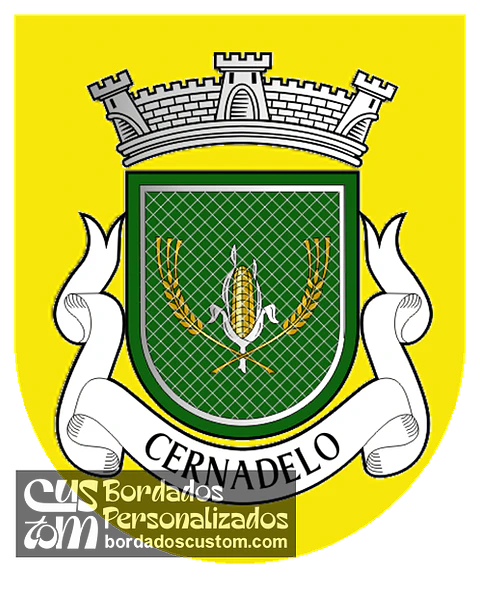 Emblema Bordado Antiga Freguesia de Cernadelo (Lousada, Porto)
