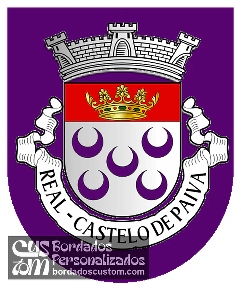 Emblema Bordado Freguesia de Real (Castelo de Paiva, Aveiro)