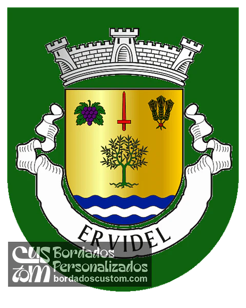 Emblema Bordado Freguesia de Ervidel (Aljustrel, Beja)