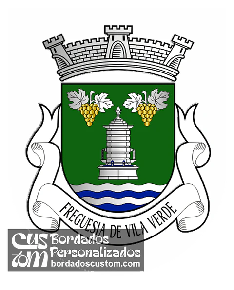 Emblema Bordado Antiga Freguesia de Vila Verde (Vila Verde, Braga)