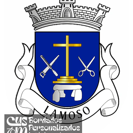 Emblema Bordado Antiga Freguesia de Lamoso (Paços de Ferreira, Porto) 1