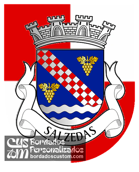 Emblema Bordado Freguesia de Salzedas (Tarouca, Viseu)