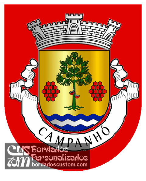 Emblema Bordado Antiga Freguesia de Campanhó (Mondim de Basto, Vila Real)