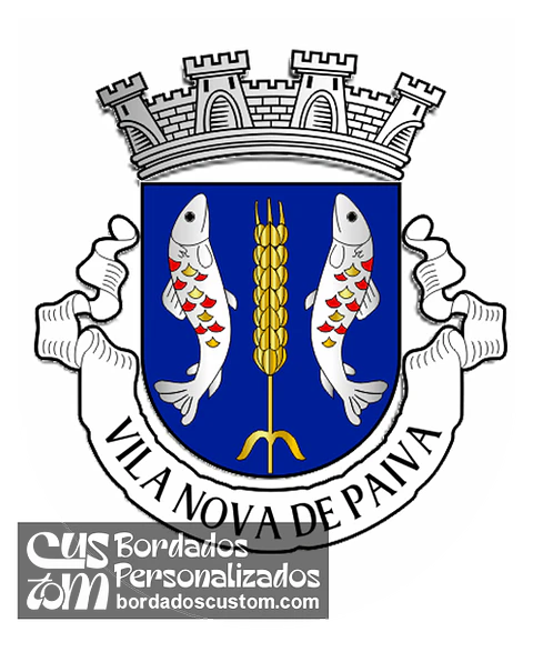 Emblema Bordado Município de Vila Nova de Paiva (Viseu)