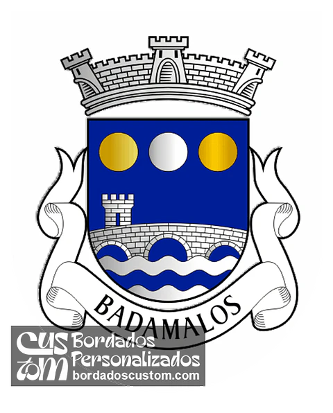 Emblema Bordado Antiga Freguesia de Badamalos (Sabugal, Guarda)