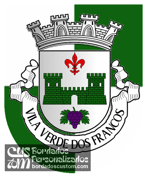 Emblema Bordado Freguesia de Vila Verde dos Francos (Alenquer, Lisboa)