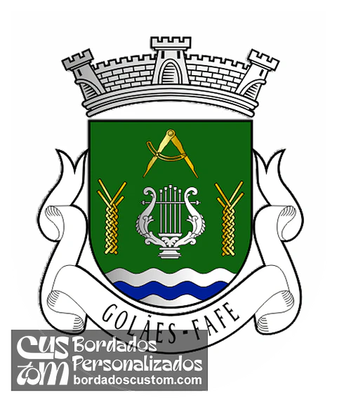 Emblema Bordado Freguesia de Golães (Fafe, Braga)