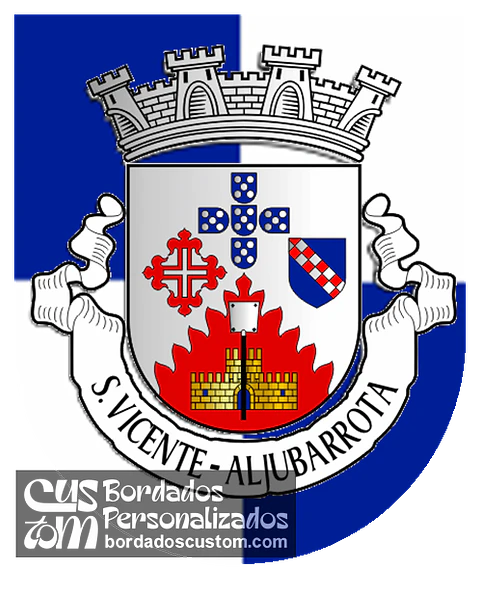 Emblema Bordado Antiga Freguesia de Aljubarrota (São Vicente) (Alcobaça, Leiria)