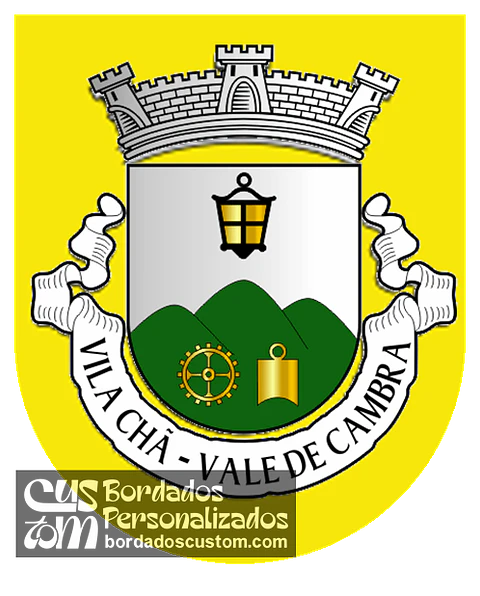 Emblema Bordado Antiga Freguesia de Vila Chã (Vale de Cambra, Aveiro)
