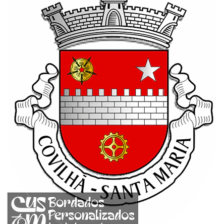 Emblema Bordado Antiga Freguesia de Covilhã (Santa Maria) (Covilhã, Castelo Branco) 1