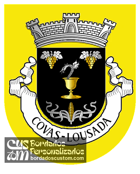 Emblema Bordado Antiga Freguesia de Covas (Lousada, Porto)