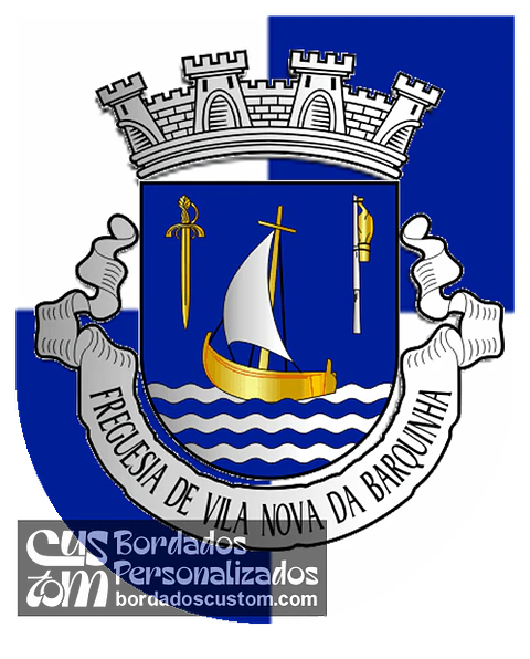 Emblema Bordado Freguesia de Vila Nova da Barquinha (Vila Nova da Barquinha, Santarém)