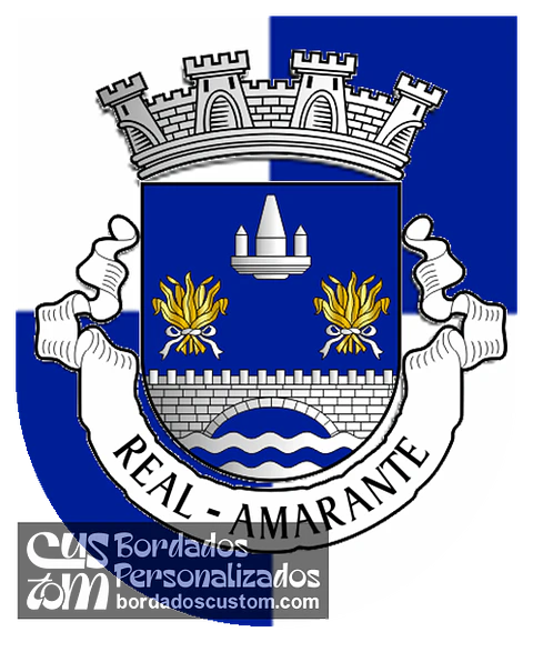 Emblema Bordado Antiga Freguesia de Real (Amarante, Porto)