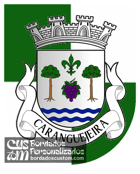 Emblema Bordado Freguesia de Caranguejeira (Leiria, Leiria)