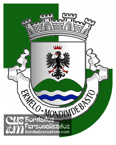 Emblema Bordado Antiga Freguesia de Ermelo (Mondim de Basto, Vila Real)