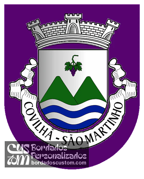 Emblema Bordado Antiga Freguesia de Covilhã (São Martinho) (Covilhã, Castelo Branco)
