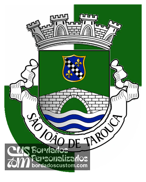 Emblema Bordado Freguesia de São João de Tarouca (Tarouca, Viseu)