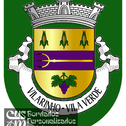 Emblema Bordado Antiga Freguesia de Vilarinho (Vila Verde, Braga) 1