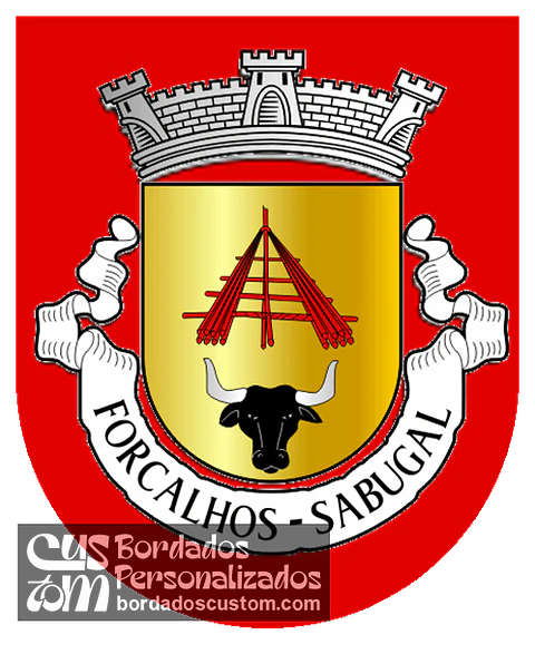 Emblema Bordado Antiga Freguesia de Forcalhos (Sabugal, Guarda)