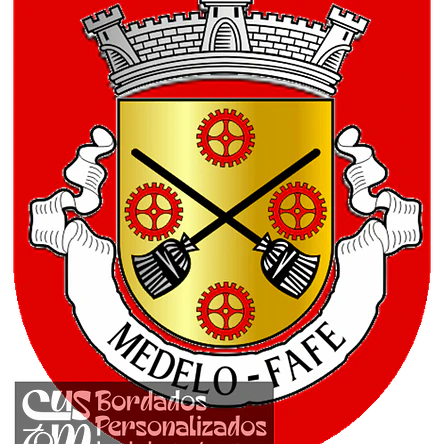 Emblema Bordado Freguesia de Medelo (Fafe, Braga) 1