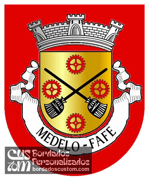 Emblema Bordado Freguesia de Medelo (Fafe, Braga)