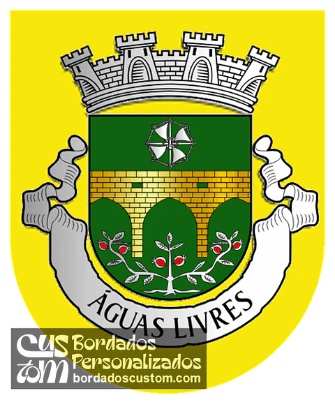 Emblema Bordado Freguesia de Águas Livres (Amadora, Lisboa)