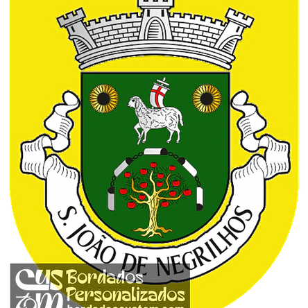 Emblema Bordado Freguesia de São João de Negrilhos (Aljustrel, Beja) 1