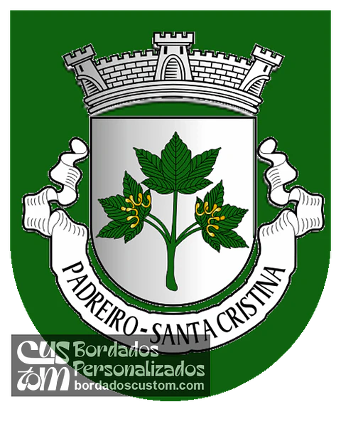 Emblema Bordado Antiga Freguesia de Padreiro (Santa Cristina) (Arcos de Valdevez, Viana do Castelo)