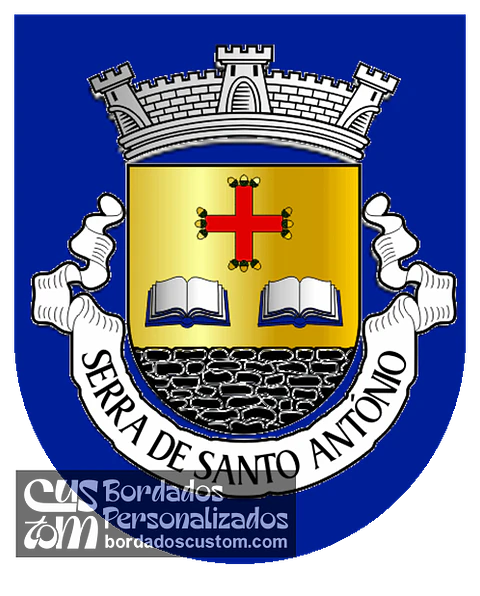 Emblema Bordado Freguesia de Serra de Santo António (Alcanena, Santarém)