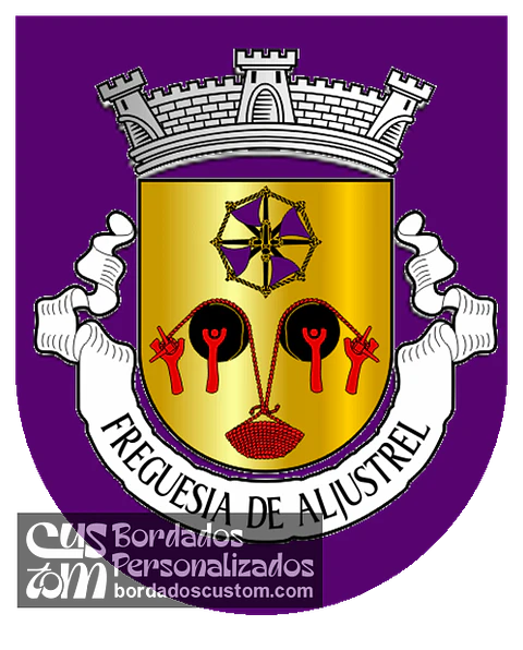Emblema Bordado Antiga Freguesia de Aljustrel (Aljustrel, Beja)