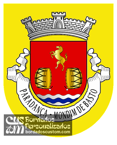 Emblema Bordado Antiga Freguesia de Paradança (Mondim de Basto, Vila Real)