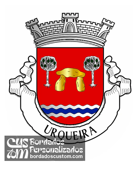 Emblema Bordado Freguesia de Urqueira (Ourém, Santarém)